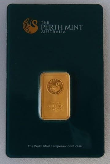 10 gram - Goud .999 - Perth Mint - Verzegeld