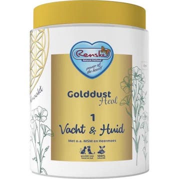 Renske Golddust Heal 1 - Vacht & Huid 500gram, Verzenden, Nieuw