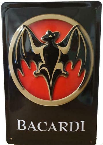 Bacardi reclamebord, Verzenden, Nieuw