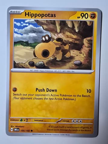 HIPPOPOTAS (DESTINED RIVALS 105/182) (TRADING CARD), Verzenden, Gebruikt