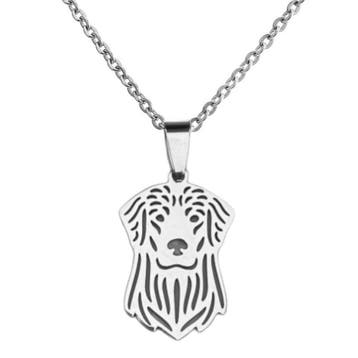Fako Bijoux - Ketting Met Hanger - Stainless Steel - RVS -, Verzenden, Nieuw