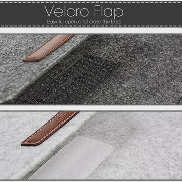 Luxe Vilt Laptop Sleeve - Beschermhoes voor MacBook & Notebo, Verzenden, Nieuw