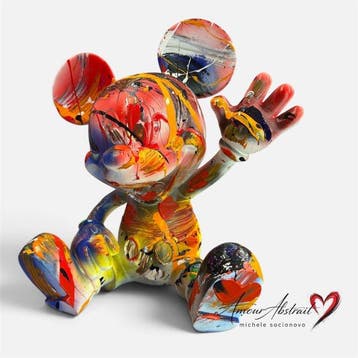 michele socionovo - Mickey Amour Abstrait, Antiek en Kunst
