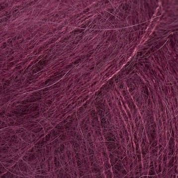 DROPS Kid-Silk Uni Colour - 69 wijnrood - Mohair Garen, Ophalen of Verzenden, Nieuw