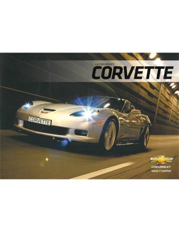 2011 CHEVROLET CORVETTE BROCHURE FRANS, Nieuw, Chevrolet, Author