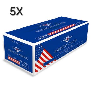 American filterhulzen 5X200 stuks, Verzenden, Nieuw