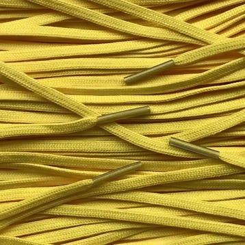 Smalle veters - Geel • 120  cm x 4 mm, Ophalen of Verzenden, Nieuw