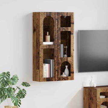 vidaXL Hangkast met plank ELST Oud hout 59 x 20 x 100 cm, Verzenden, Nieuw