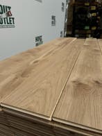 Eiken parketvloer 3 layer. Gerookt. AB. 13,5x185. 53,39 m2., Zo goed als nieuw, 10 m² of meer, 10 tot 30 cm, Hout