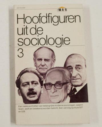 3 Hoofdfiguren uit de sociologie - L. Rademaker, Verzenden, Gelezen, L. Rademaker