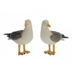 Zeemeeuw staand van 15 cm polystone - Decoratie vogels, Ophalen of Verzenden, Nieuw