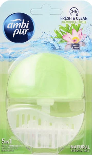 Toiletblok Ambi Pur Bamboo & Lotus navulbaar 55 ml, Verzenden