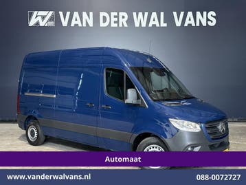 Mercedes-Benz Sprinter | 214 CDI 143pk 9G-Tronic Automaat, Auto's, Automaat, Gebruikt, Euro 6, Blauw
