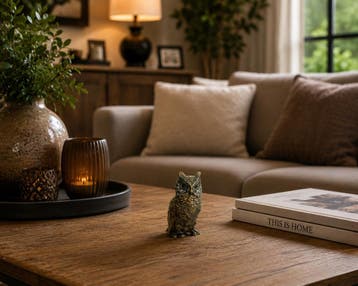 Bronzen Uil Beeld | Klein Bronzen Uil beeld, Verzenden, Nieuw, Dier