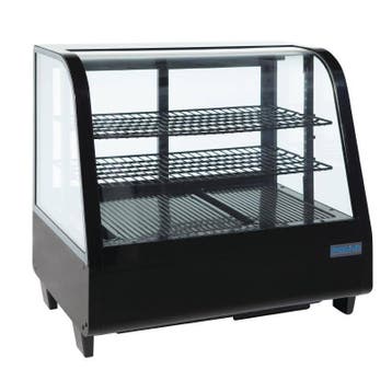 Polar Koeldisplay - Tafelvitrine - zwart 100 liter, Verzenden, Nieuw in verpakking