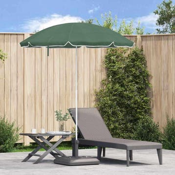 vidaXL Tuinparasol 170T polyester Groen, Tuin en Terras, Parasols, Verzenden, Nieuw