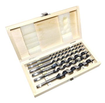 Slangenboor set 6-delig | 6-20mm | 230mm lang | voor hout, Ophalen of Verzenden, Nieuw