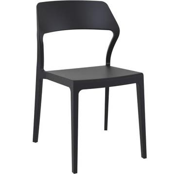 (MDK-107536) Siesta Snow stoel Zwart, Ophalen of Verzenden, Nieuw, Zwart