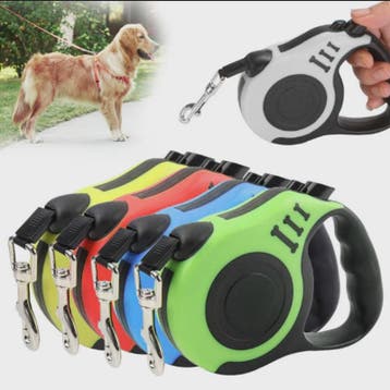 Automatische Intrekbare Hondentuig 3m/5m Nylon Lijn voor Kle, Dieren en Toebehoren, Verzenden, Nieuw