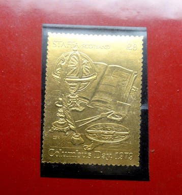 Schotland. Medal Columbus Day 1979 - 1/100oz (.950) (Zonder