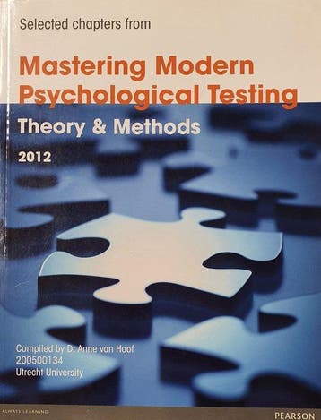 Mastering modern psychological testing 9781784342449, Verzenden, Zo goed als nieuw