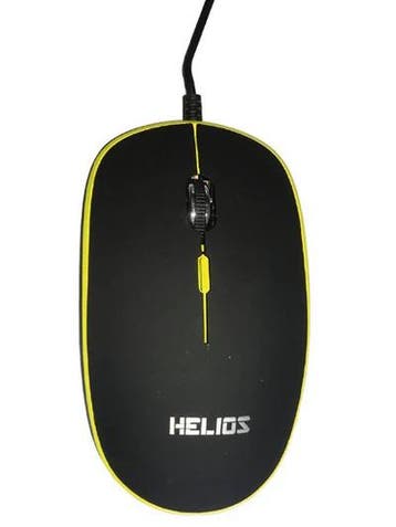Helios Optical Mouse - Ergonomisch Design - USB Bedraad -, Computers en Software, Muizen, Ophalen of Verzenden, Nieuw