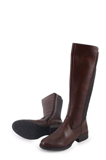Rieker Laarzen in maat 41 Bruin, Kleding | Dames, Schoenen, Hoge laarzen, Bruin, Verzenden, Zo goed als nieuw