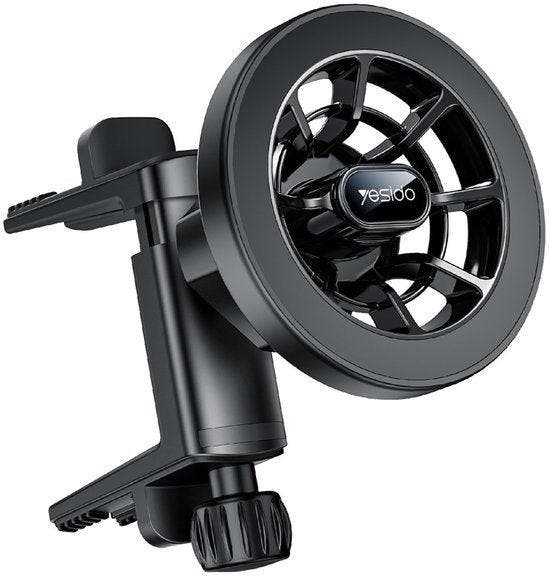 Telefoonhouder auto – Magnetisch Ventilatierooster Rond –, Telecommunicatie, Telefoonhouders, Ophalen of Verzenden