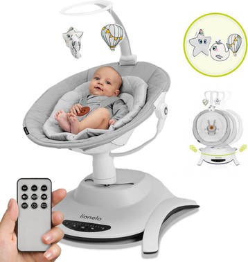 Lionelo Bella Wipstoel 3in1 – Elektrisch 360° Draaibare, Ophalen of Verzenden, Zo goed als nieuw