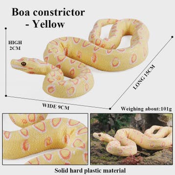Oenux Realistische Slangen Speelgoed Set - Cobra, Python, Ra