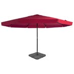 vidaXL Parasol met draagbare voet rood, Verzenden, Nieuw