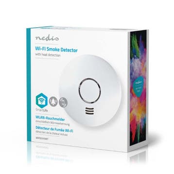 Nedis SmartLife Rookmelder WiFi EN14604, Verzenden, Nieuw