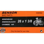 Benson Binnenband - 26 inch - Dunlop ventiel - 40 mm - Zw..., Ophalen of Verzenden, Nieuw, Band