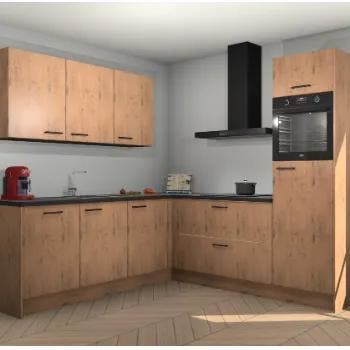 Astoria Eiken keuken Bogota 127316, Verzenden, Nieuw