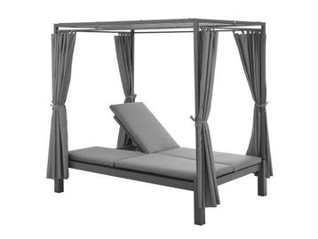 Veiling - Dubbel Ligbed / Loungebed Kreta - Grijs, Nieuw