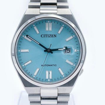 Citizen - Tsuyosa Automatic Tiffany Blue Dial - Zonder, Nieuw