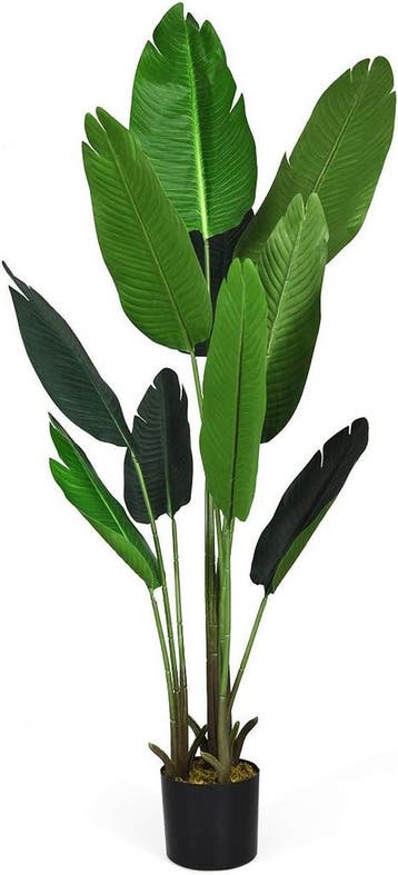 Kunstplant - Kamerplant - Palmboom - 160 cm - Groen - COSTWA, Verzenden, Zo goed als nieuw