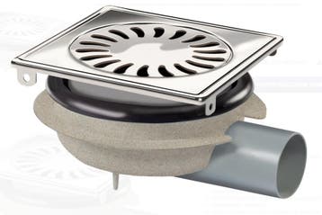 Afvoerput | RVS | ABS | 150 x 150 mm HorecaTraders, Verzenden, Nieuw in verpakking