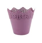 Bloempot PARIJS rond 14,5 cm Roze set van 2 stuks, Verzenden, Nieuw
