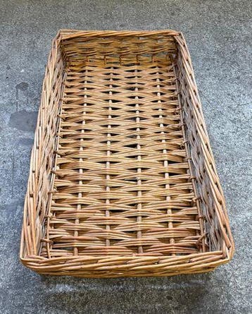 Broodmand, B70 x D40 x H10cm, rieten broodmand