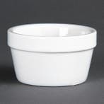 ramekins wit | Porselein | 7,7x4,5cm | 6 stuks, Verzenden