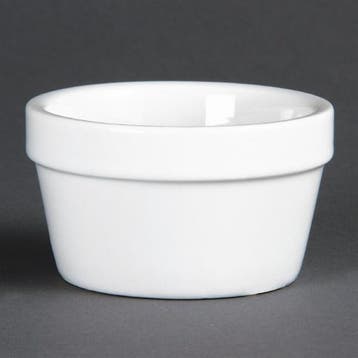 ramekins wit | Porselein | 7,7x4,5cm | 6 stuks, Verzenden
