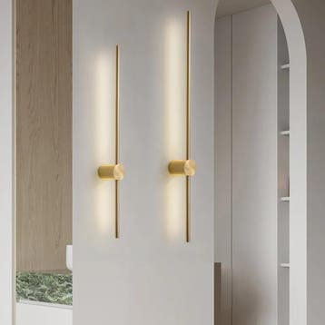Nordic Wandlamp – Minimalistisch Metaal LED voor Woonkamer, Huis en Inrichting, Lampen | Wandlampen, Verzenden, Nieuw