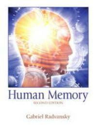 Human Memory:United States Edition - Radvansky Gabriel, Boeken, Verzenden, Gelezen, Radvansky Gabriel