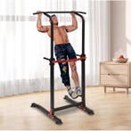 Power Tower Dip Station met Pull Up Bar voor Thuisfitness, Verzenden, Nieuw
