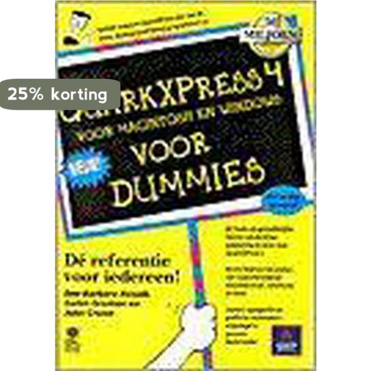 Quarkxpress 4 voor dummies mac en windows 9789067899512, Boeken, Informatica en Computer, Gelezen, Verzenden