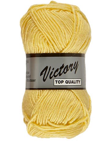 Lammy Yarns Victory - 510 Citroengeel - Zijdeglans Acrylga, Ophalen of Verzenden, Nieuw