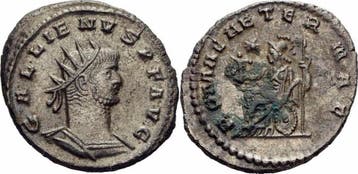 Roemisches Kaiserreich Gallienus Antoninian Antiochia 263..., Verzenden