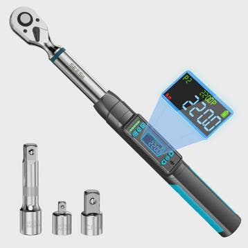 Digitale Momentsleutel 3/8" 220Nm met LCD, Track & Peak Modi, Verzenden, Nieuw