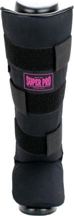 Super Pro Combat Gear Scheenbeschermer Savior Zwart/Roze, Ophalen of Verzenden, Zo goed als nieuw